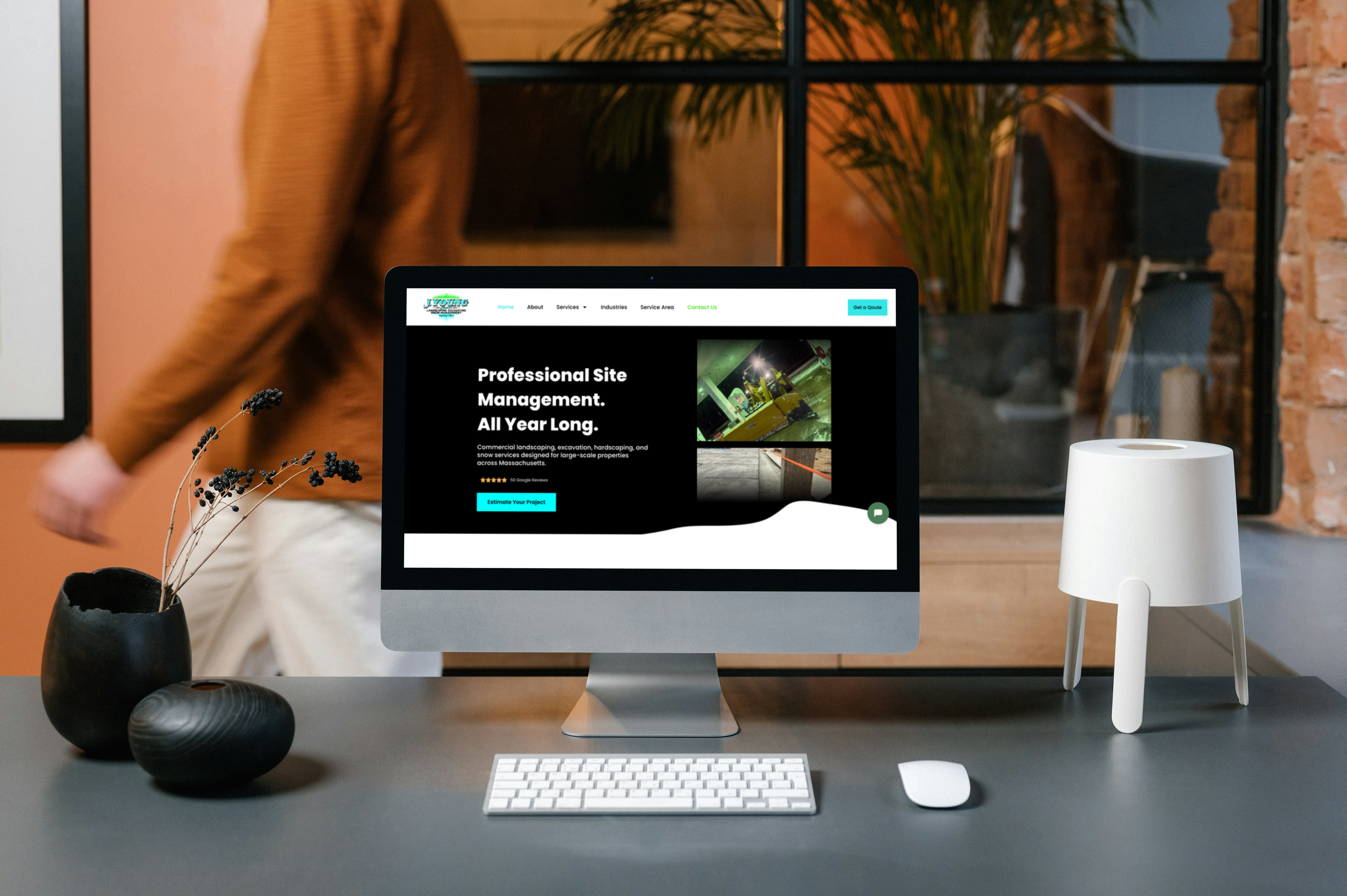 corporate industrial brand website