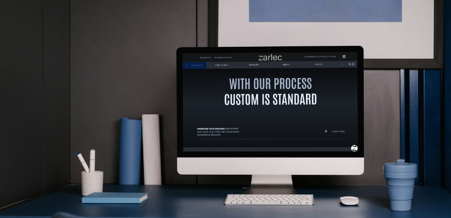 electrical engineering website UI