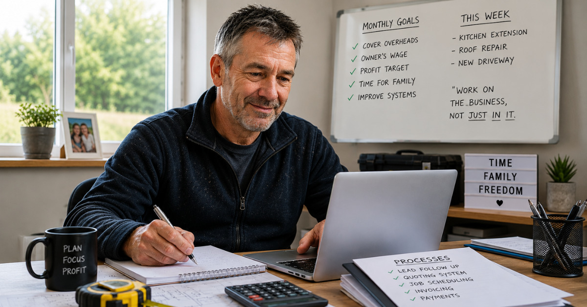 Business man sitting at desk all his paperwork organise and in control Business man sitting at desk all his paperwork organise and in control
