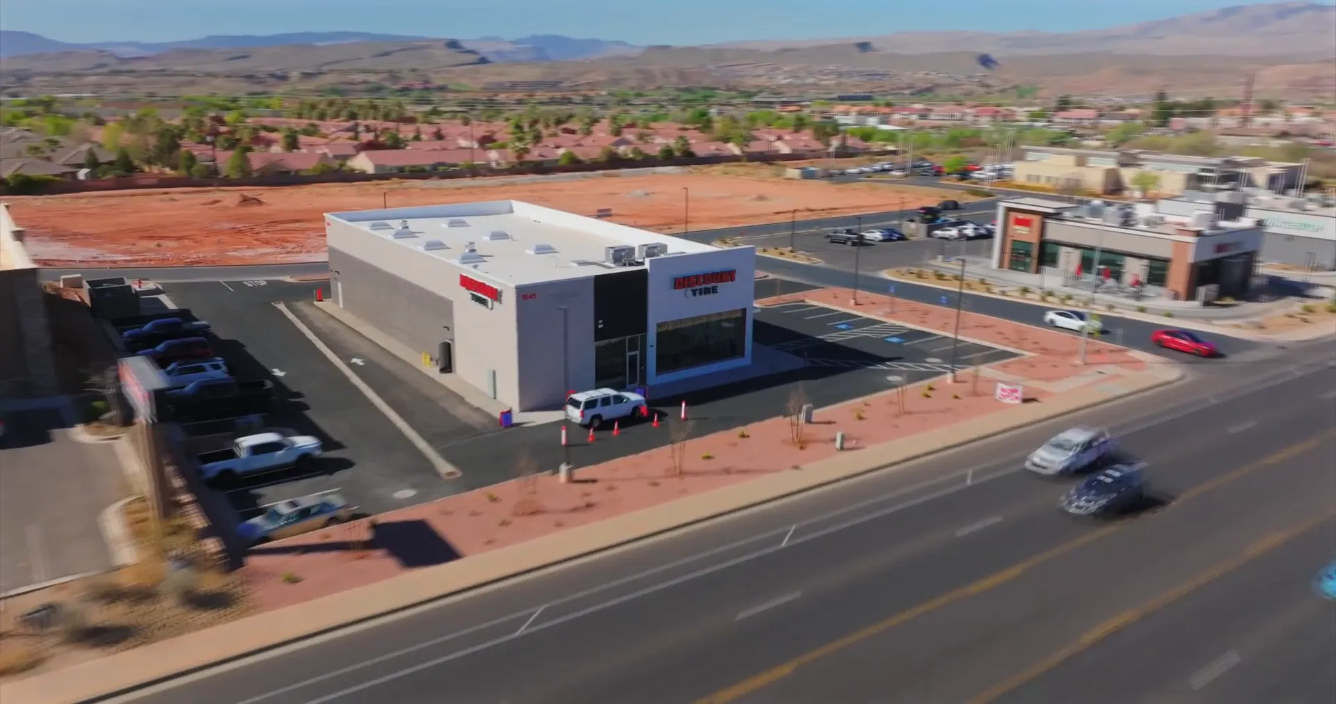 Discount Tire store on Sunset Boulevard