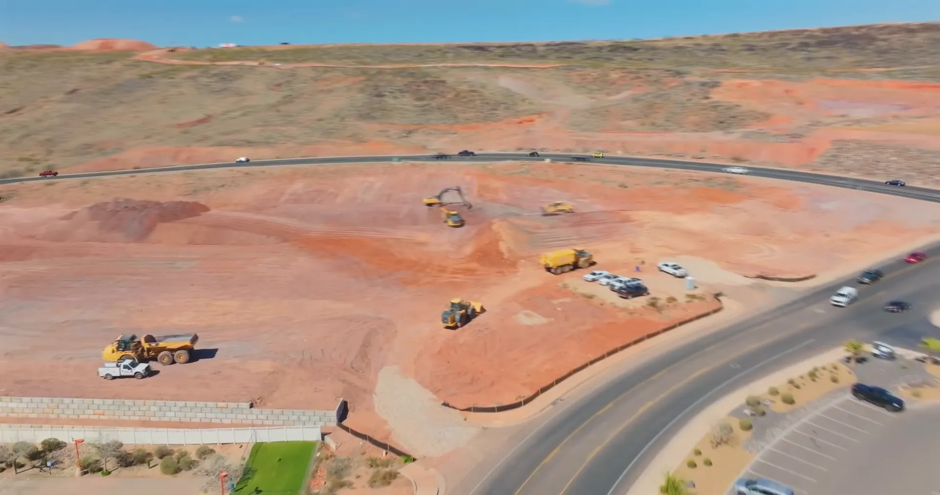 Commerce Point construction and grading for next phase