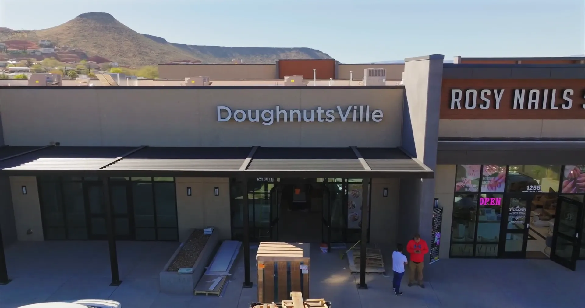 Construction site for Donutsville and Nomad Soul Interiors