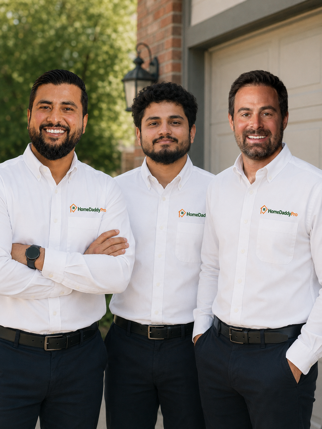 The HomeDaddy team of full-time W-2 handymen