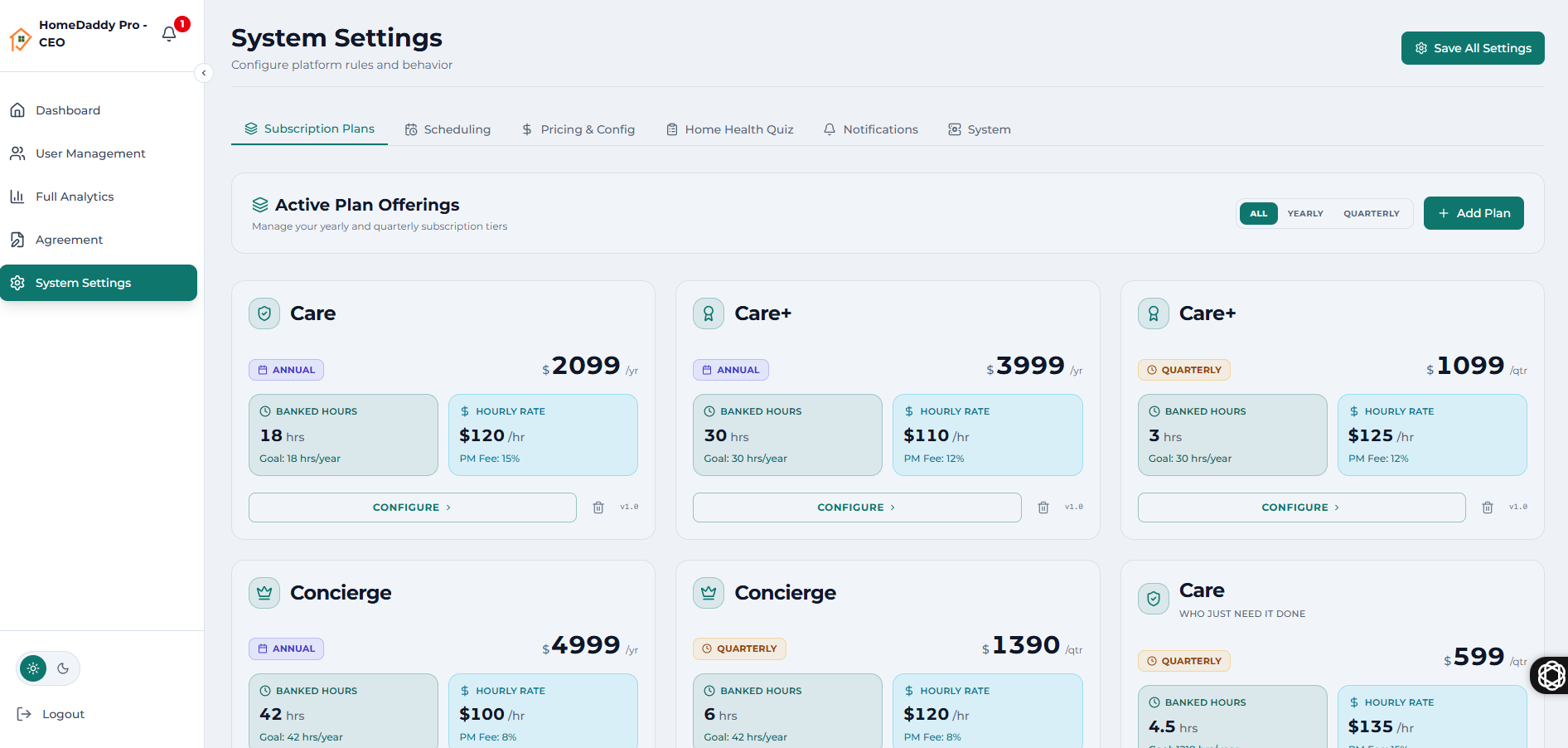 Your own membership program mockup