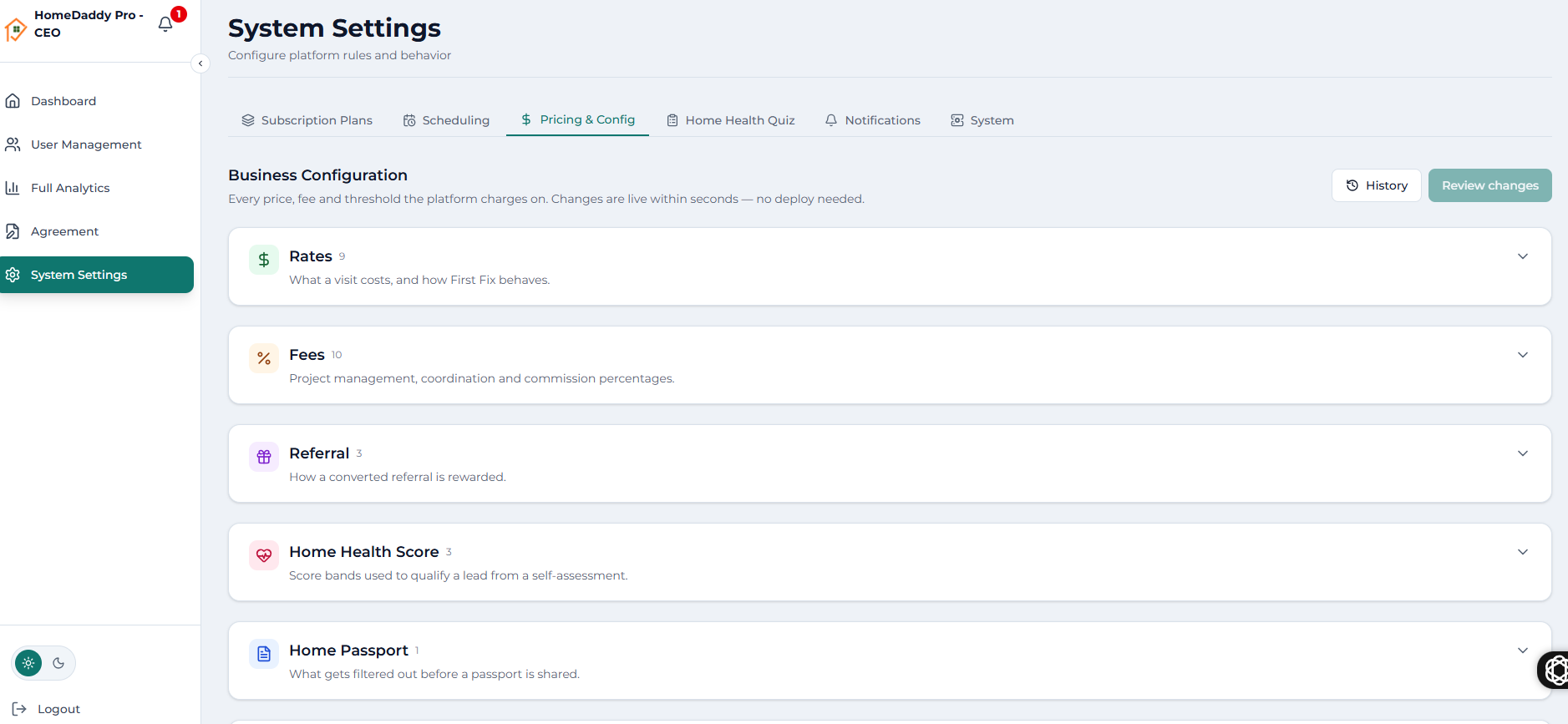 Your prices, your rules mockup