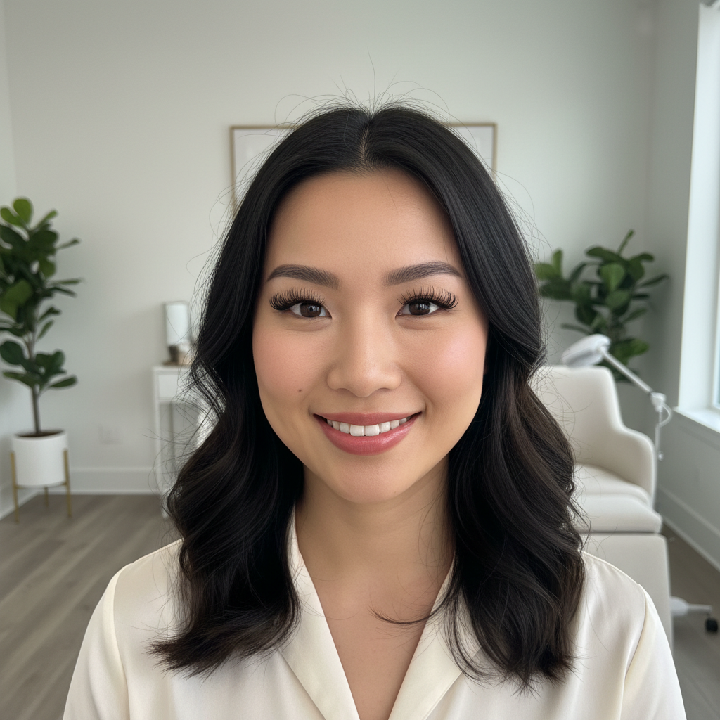 headshot for the lash studio about page of a woman that is african american