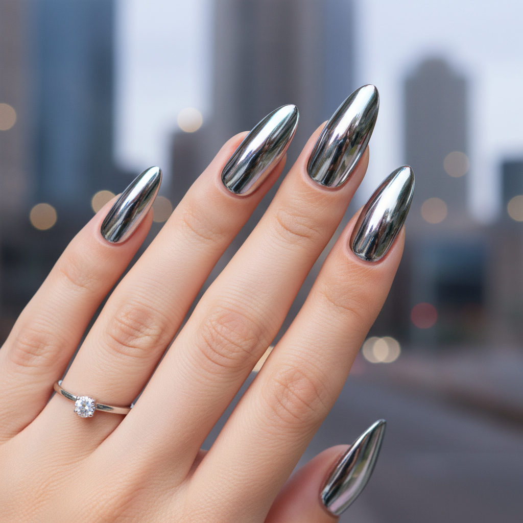 Chrome nails