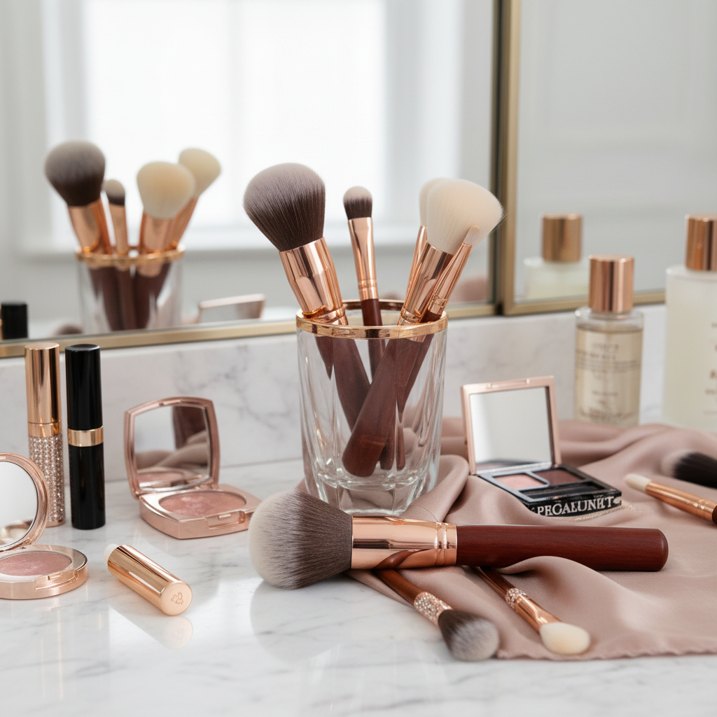 Makeup brushes