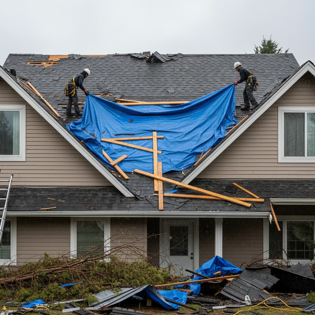 Wind Damage Emergency Repair — Pueblo, CO