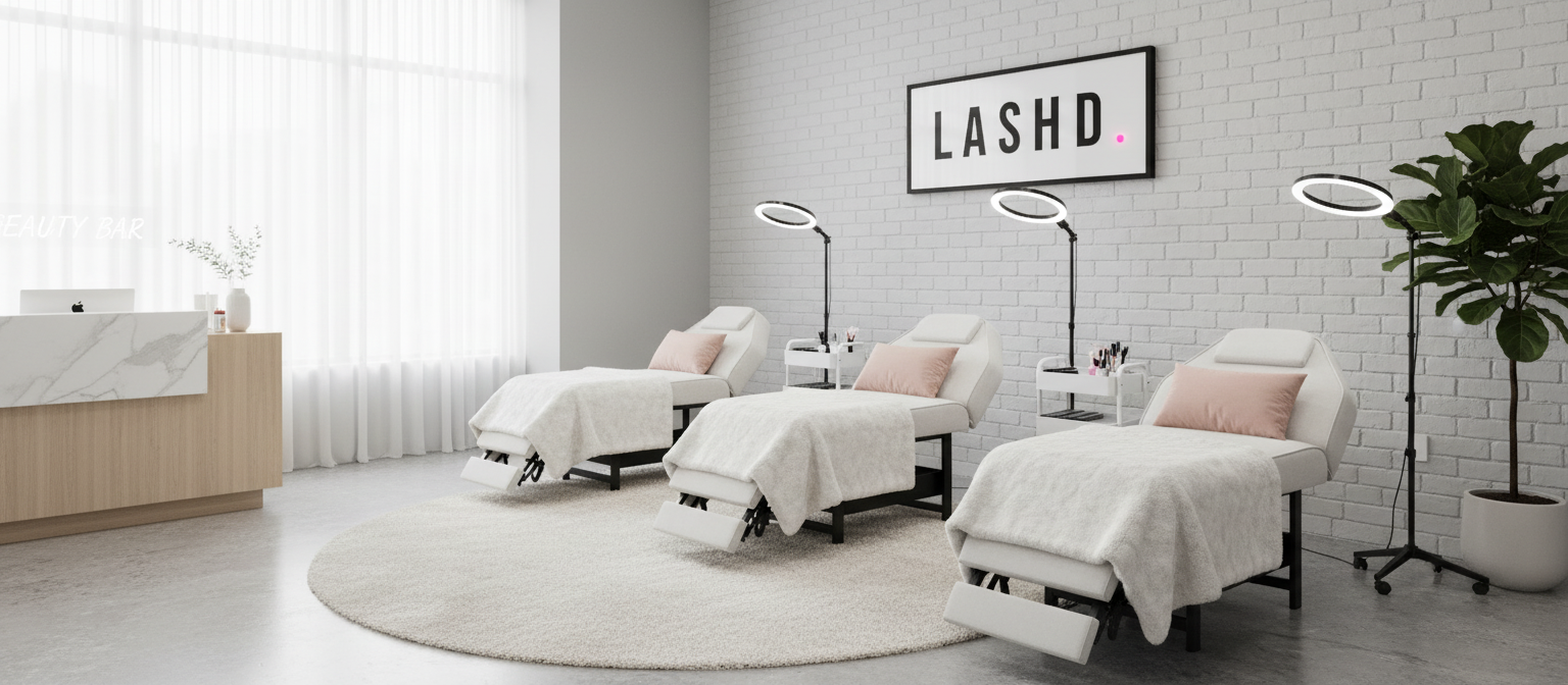 Lashd studio interior