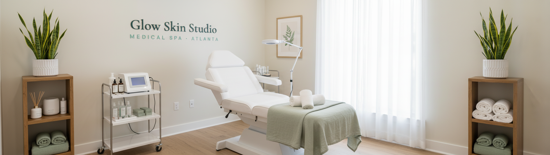 Med spa treatment room