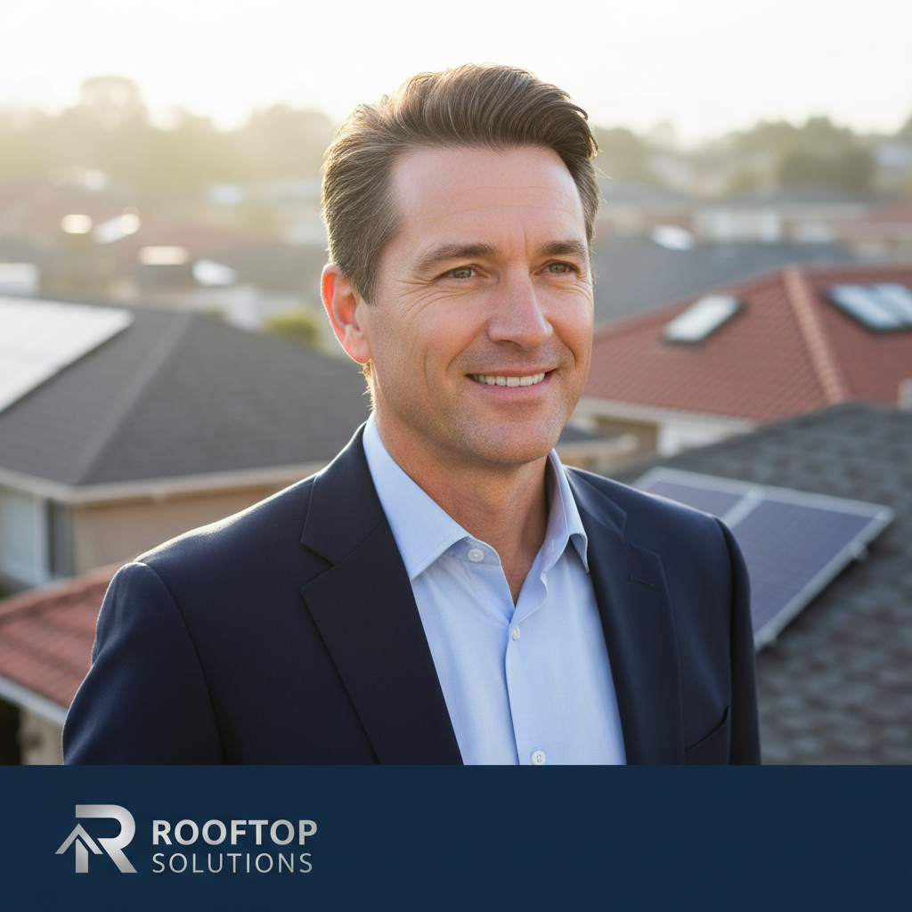 male roof company headshot
