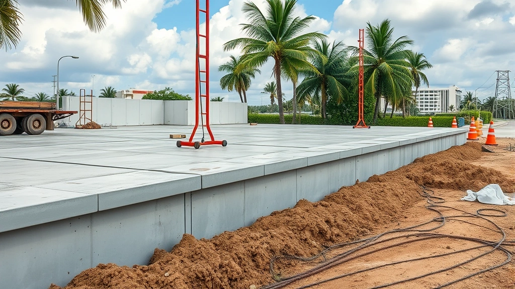Concrete Lifting Mudjacking projects in Miami FL showcasing before and after transformation of surfaces