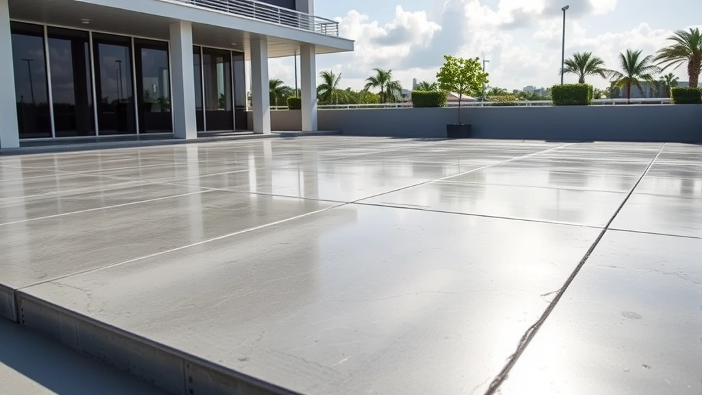 Concrete Slab Repair projects in Miami FL showcasing before and after images of the restoration process