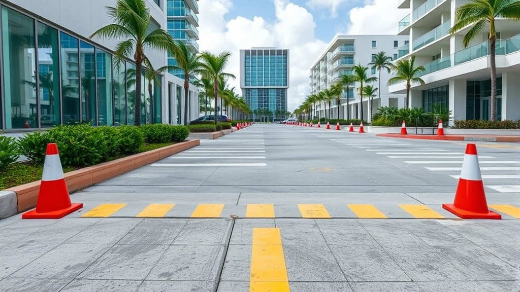 Concrete Trip Hazard Removal projects in Miami FL showcasing safe pathways and improved accessibility.