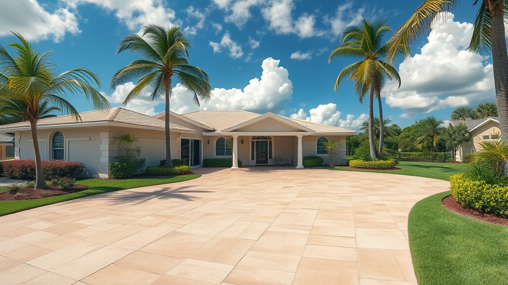 Painting And Concrete in Miami Springs FL showcasing a vibrant exterior transformation.