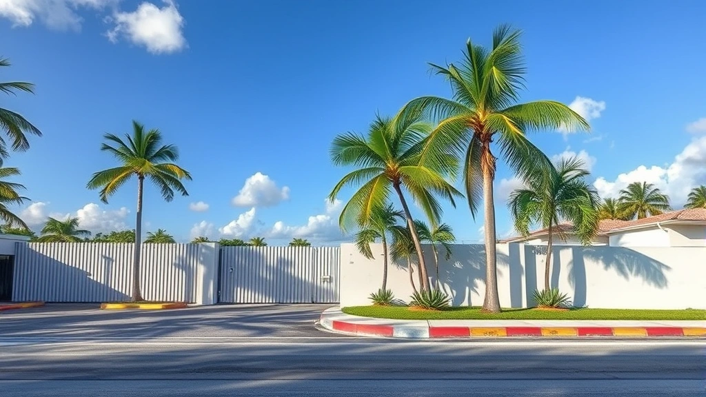 Painting and Concrete in West Miami FL showcasing vibrant colors and modern design elements.