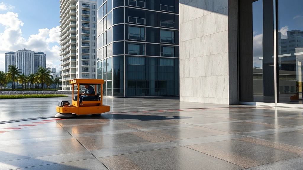 Concrete Grinding projects in Miami FL showcasing various surfaces and finishes in residential and commercial spaces