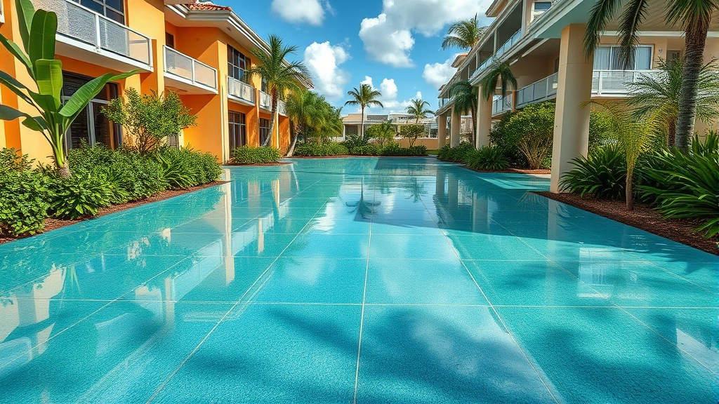 Painting and Concrete in Hialeah Gardens FL showcasing vibrant colors and textures on walls.