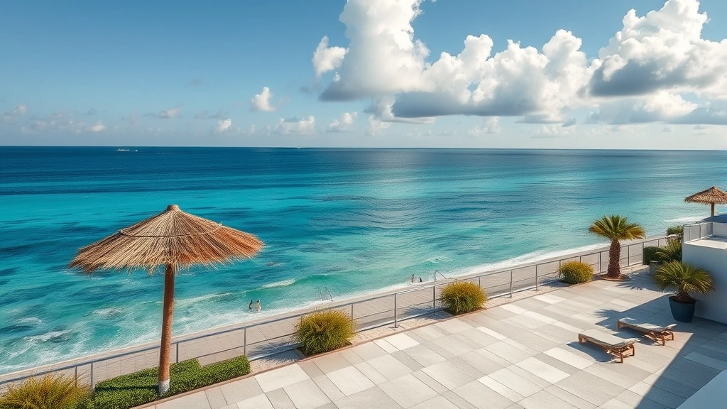 Painting and Concrete in Sunny Isles Beach FL with vibrant colors and a clear blue sky.