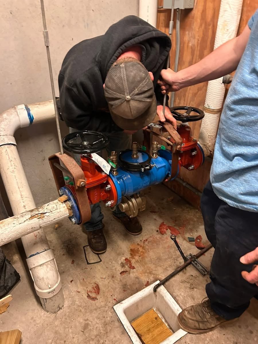 Plumbing service project