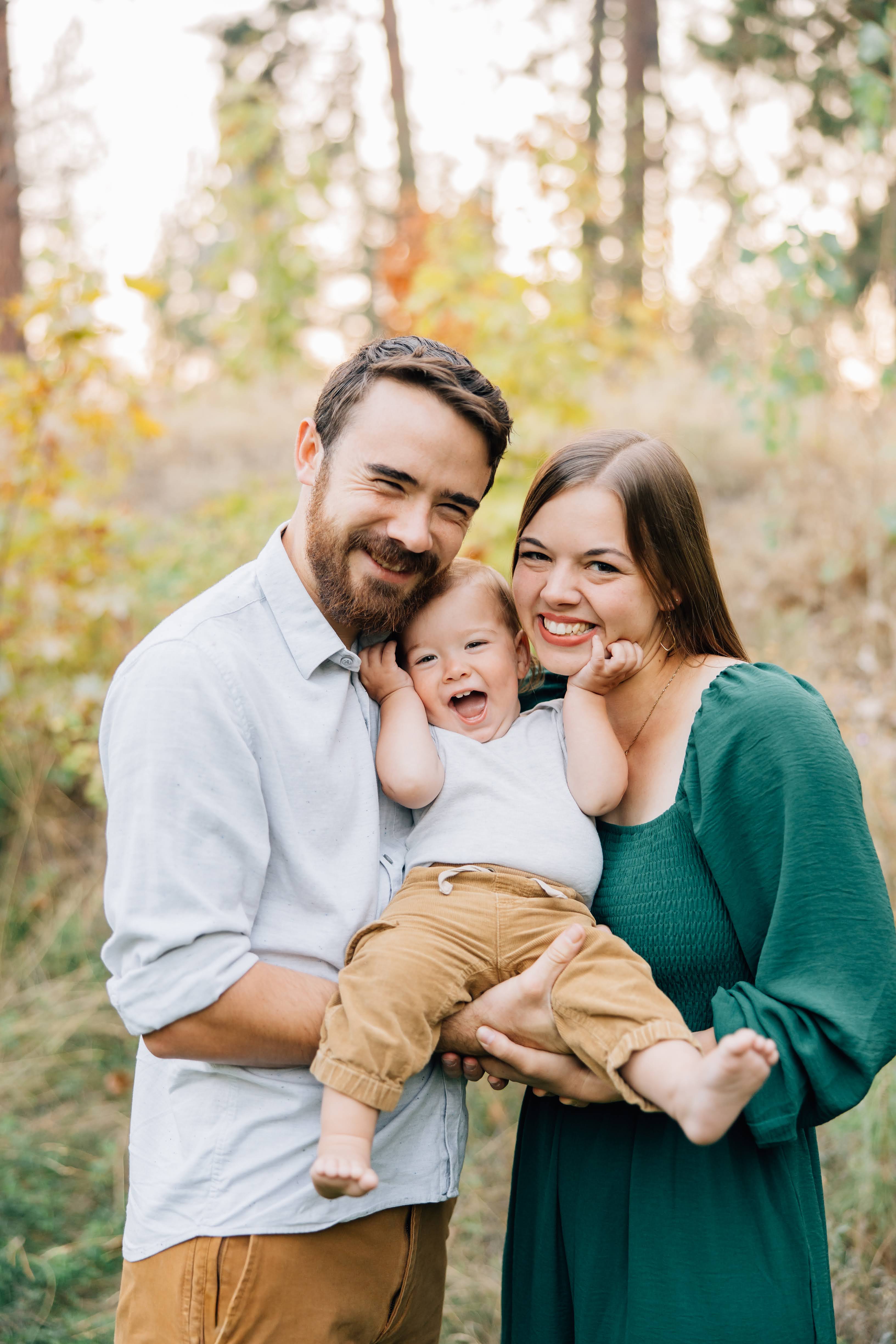 Ezra Creighton with his family