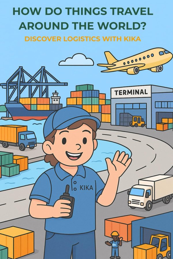 Kika children's logistics book cover