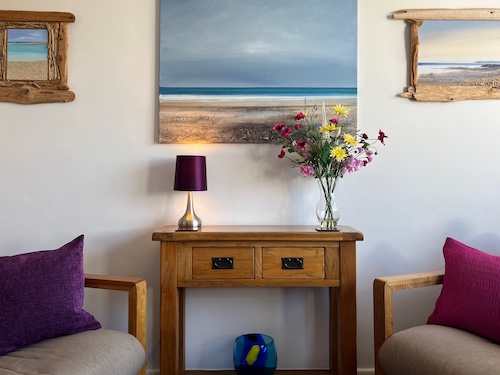 Counselling and hypnotherapy consulting room in Plymouth