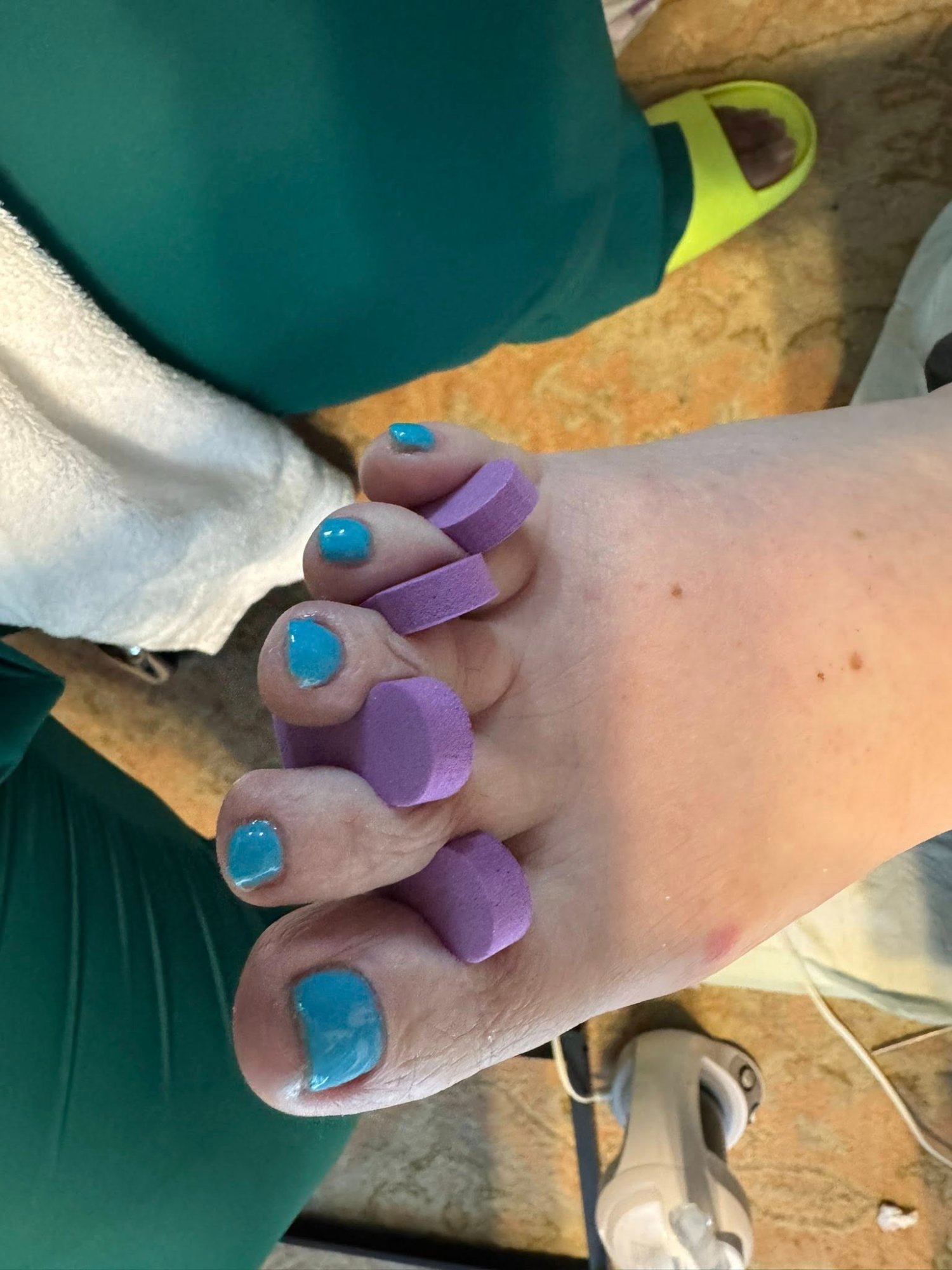 Pedicure service result