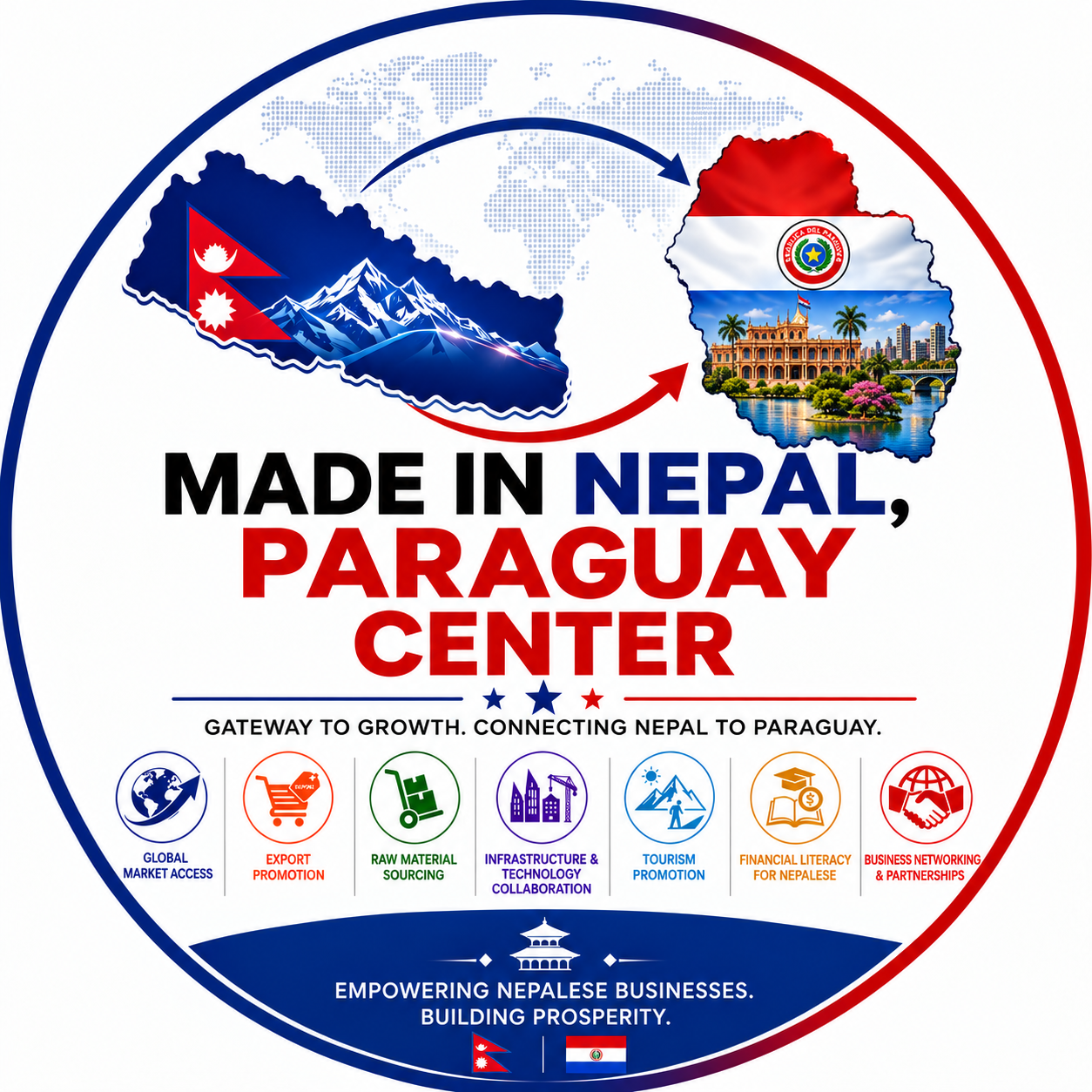 Made in Nepal, Paraguay Center logo