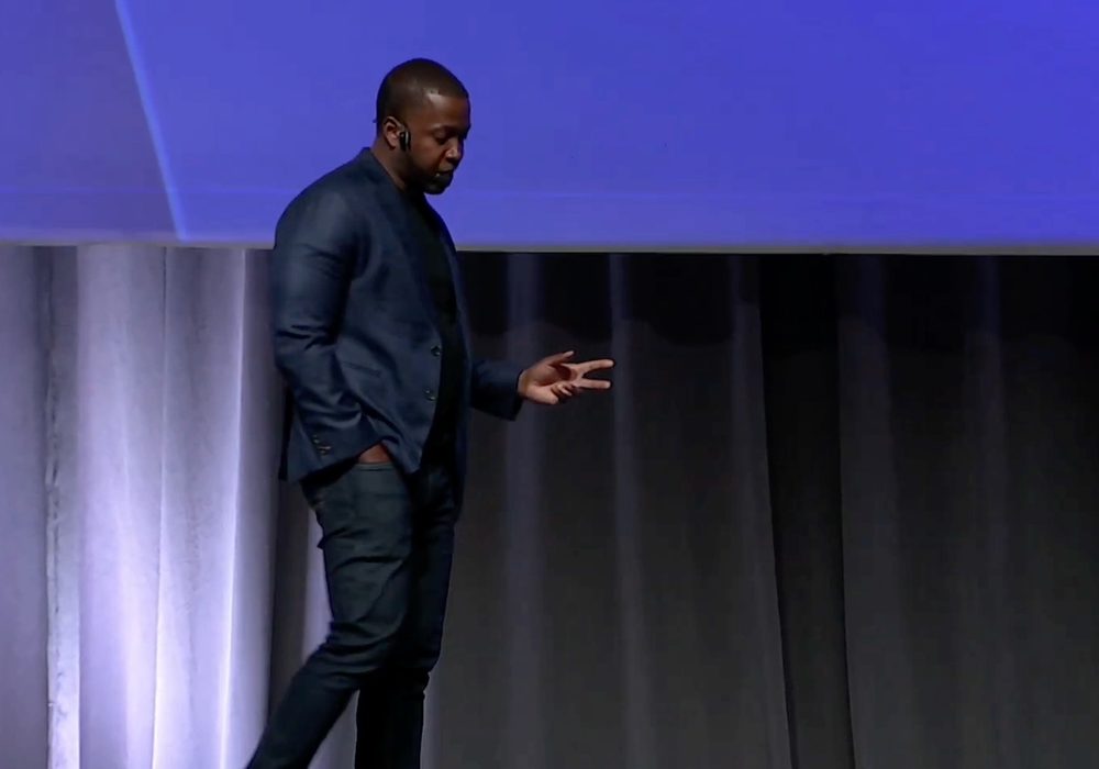 Dwayne Matthews keynote at an innovation summit