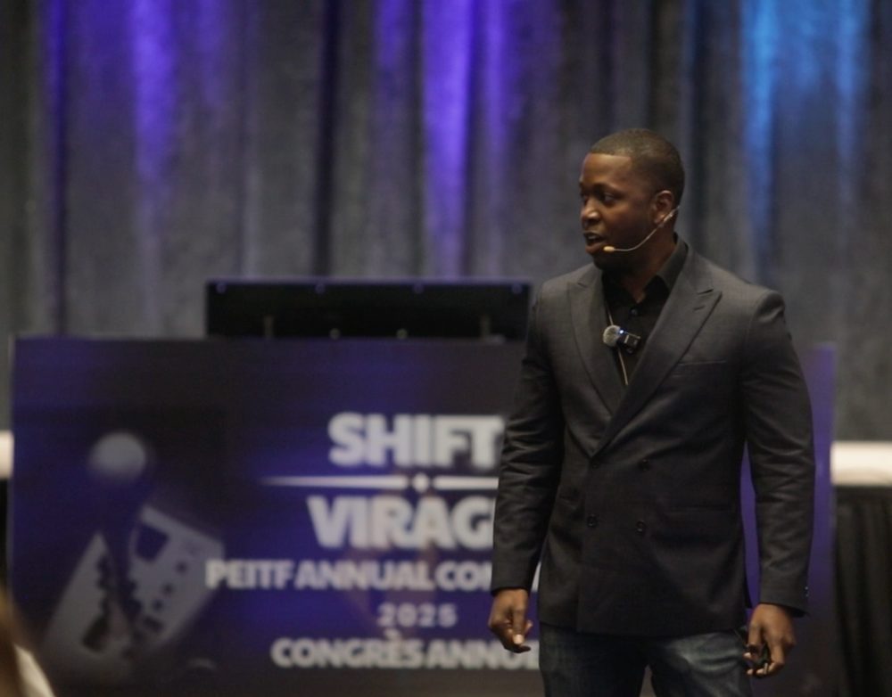 Dwayne Matthews at the PEITF Annual Congress