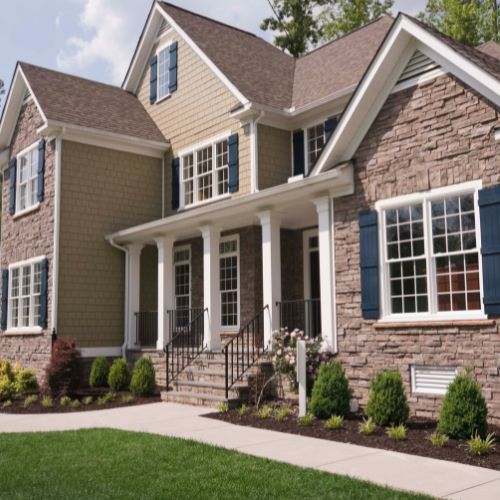 Stone detail work