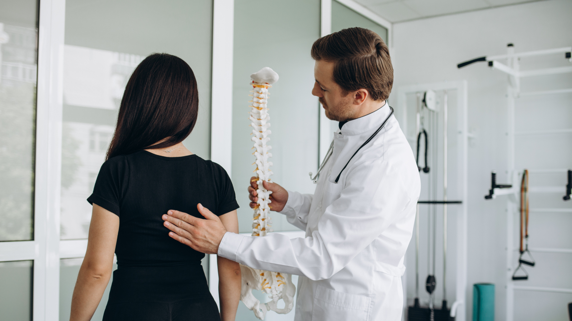 A person researching healthcare information before contacting a clinic