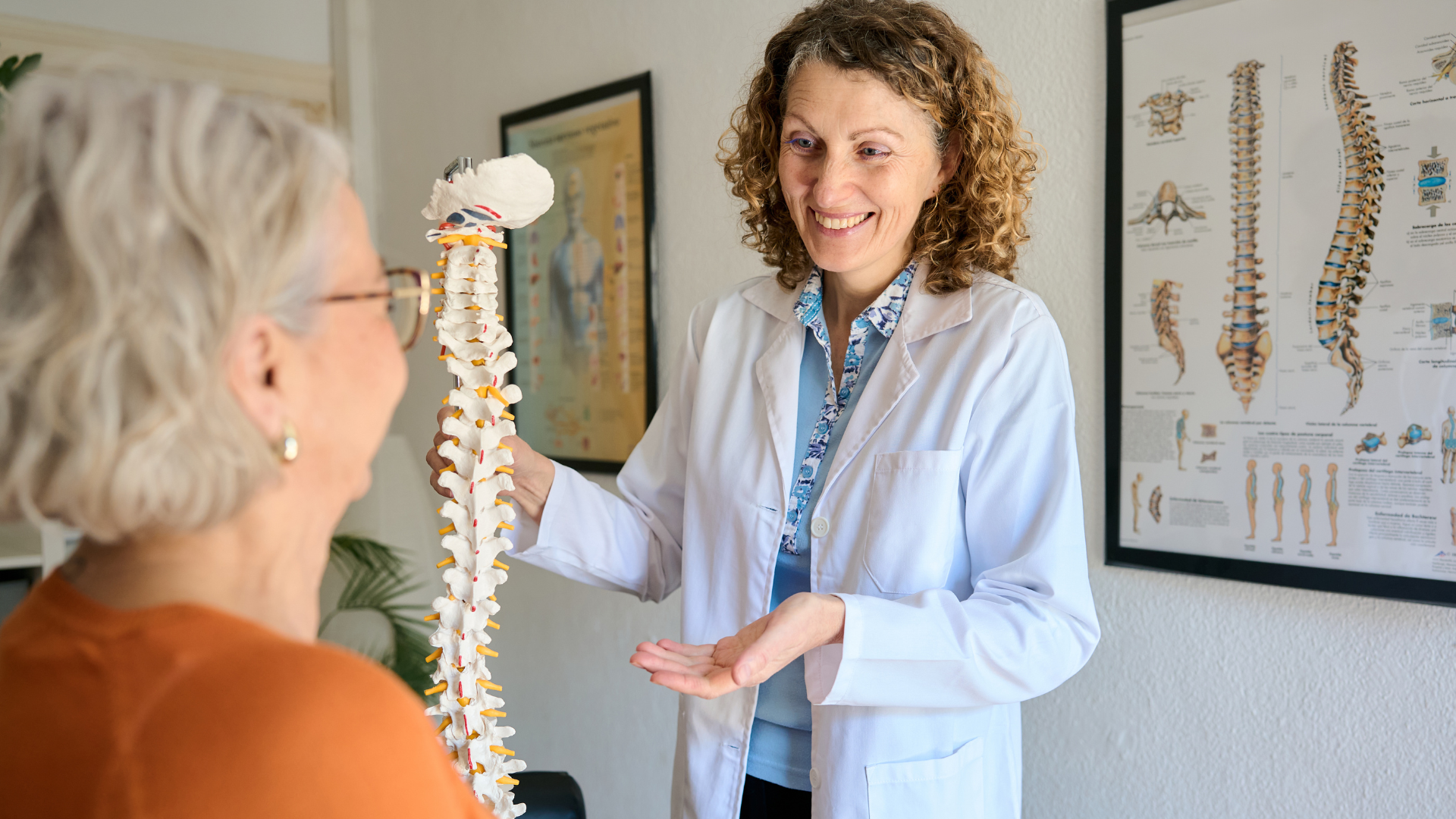 Patient reviewing healthcare choice information