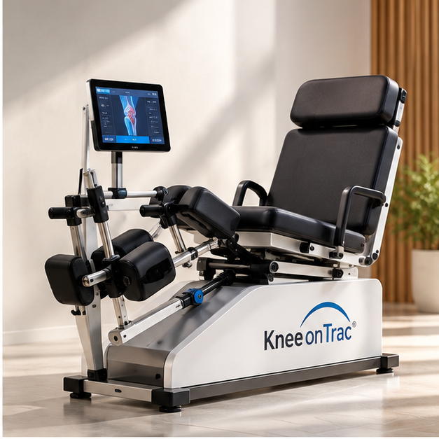 Knee On Trac equipment campaign screenshot