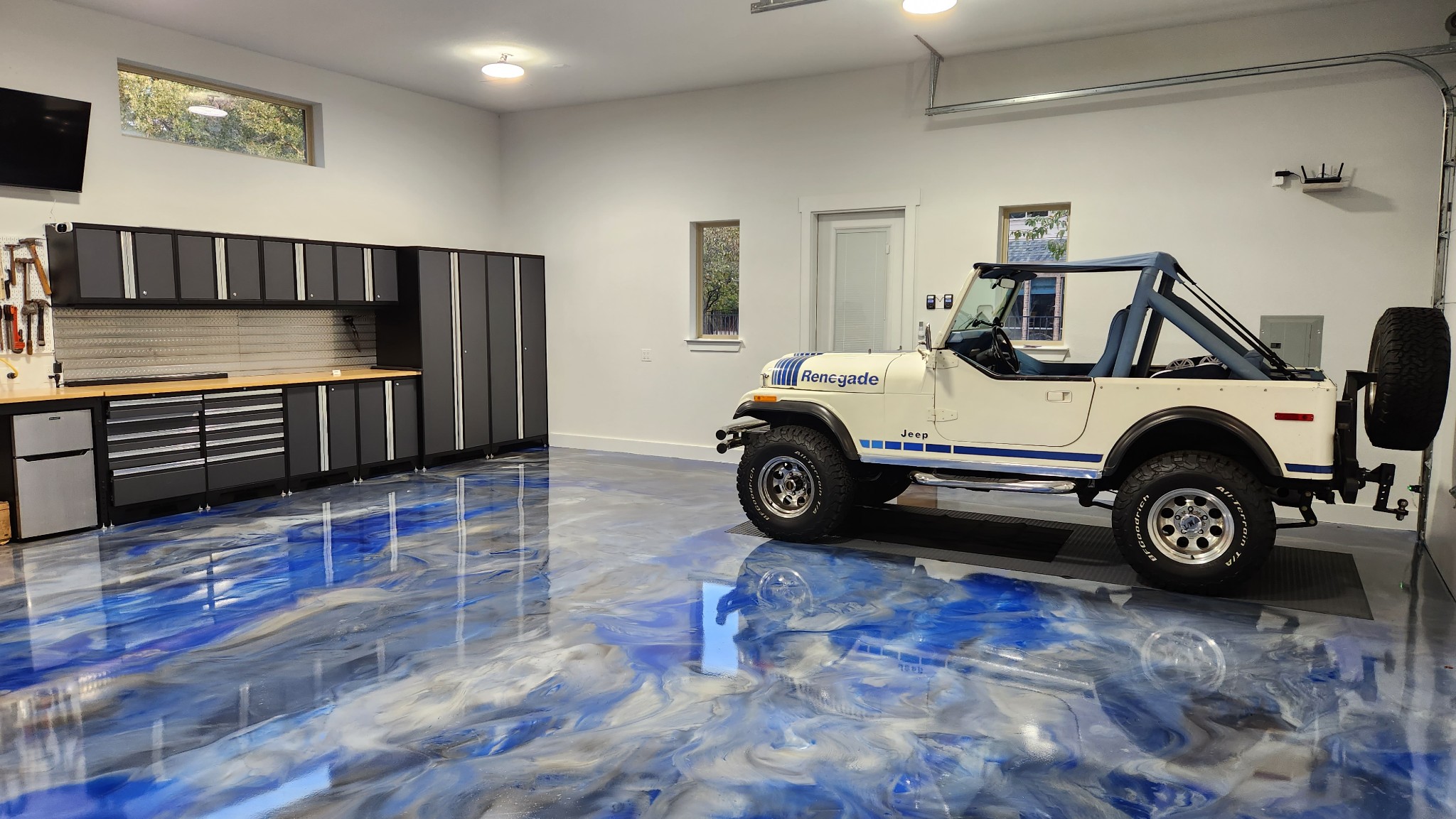 Epoxy flooring example