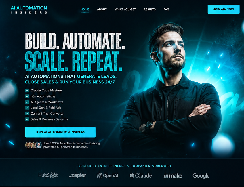 AI Automation Course Funnel, Funnels
