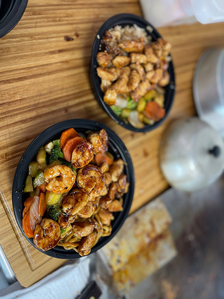 Hibachi shrimp bowl