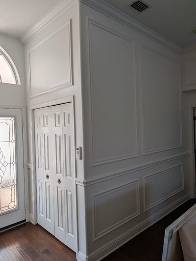 Wainscoting installation in Odessa Florida
