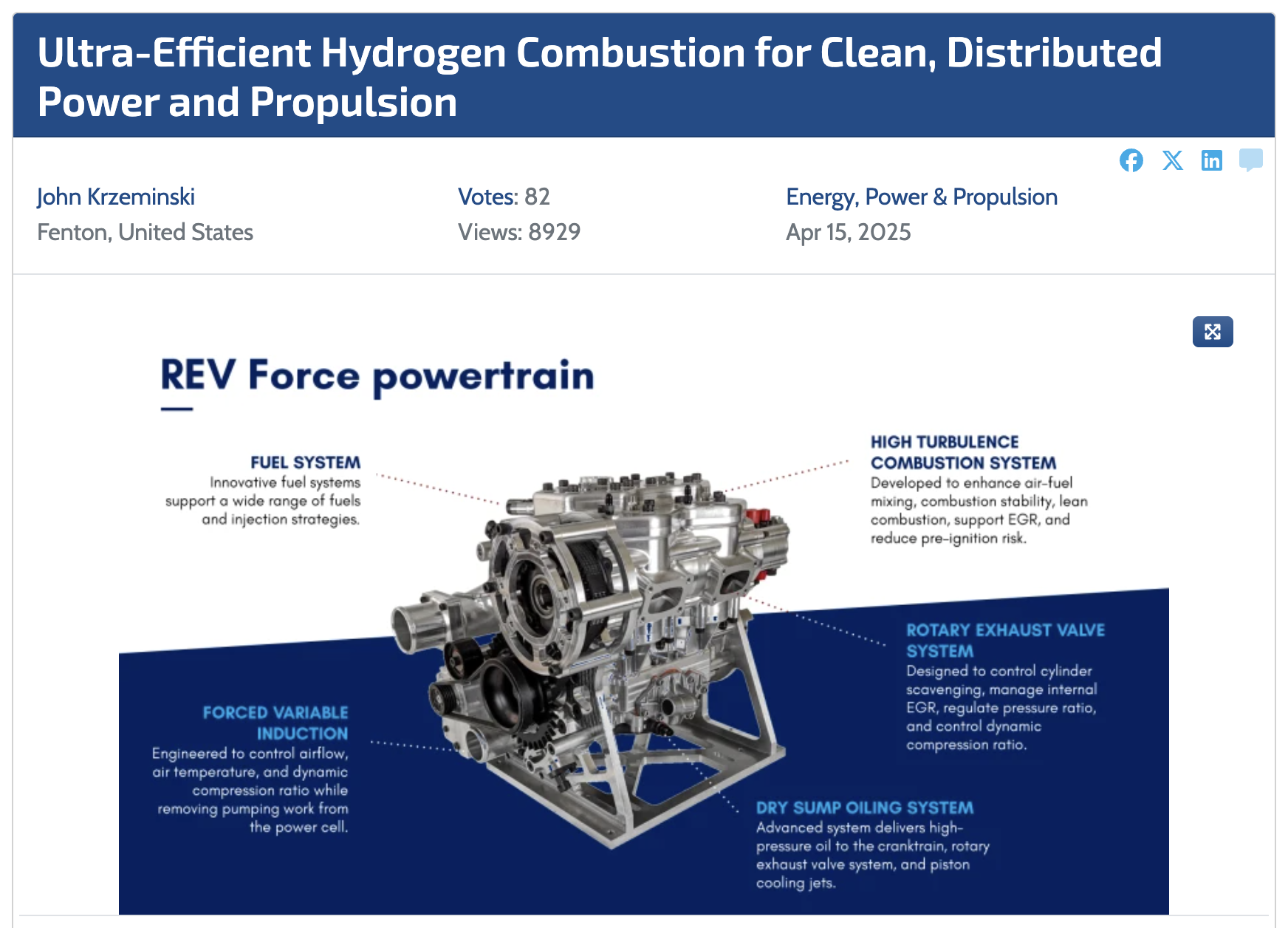 Alpha-Otto REVflux® PowerCell Recognized in Tech Briefs Contest Alpha-Otto REVflux® PowerCell Recognized in Tech Briefs Contest