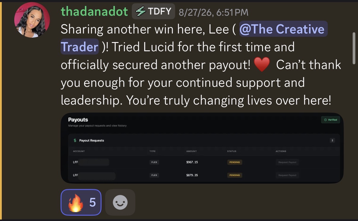 Payout proof from thadanadot