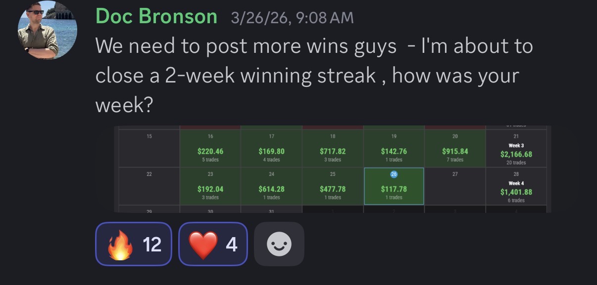 Payout proof from Doc Bronson