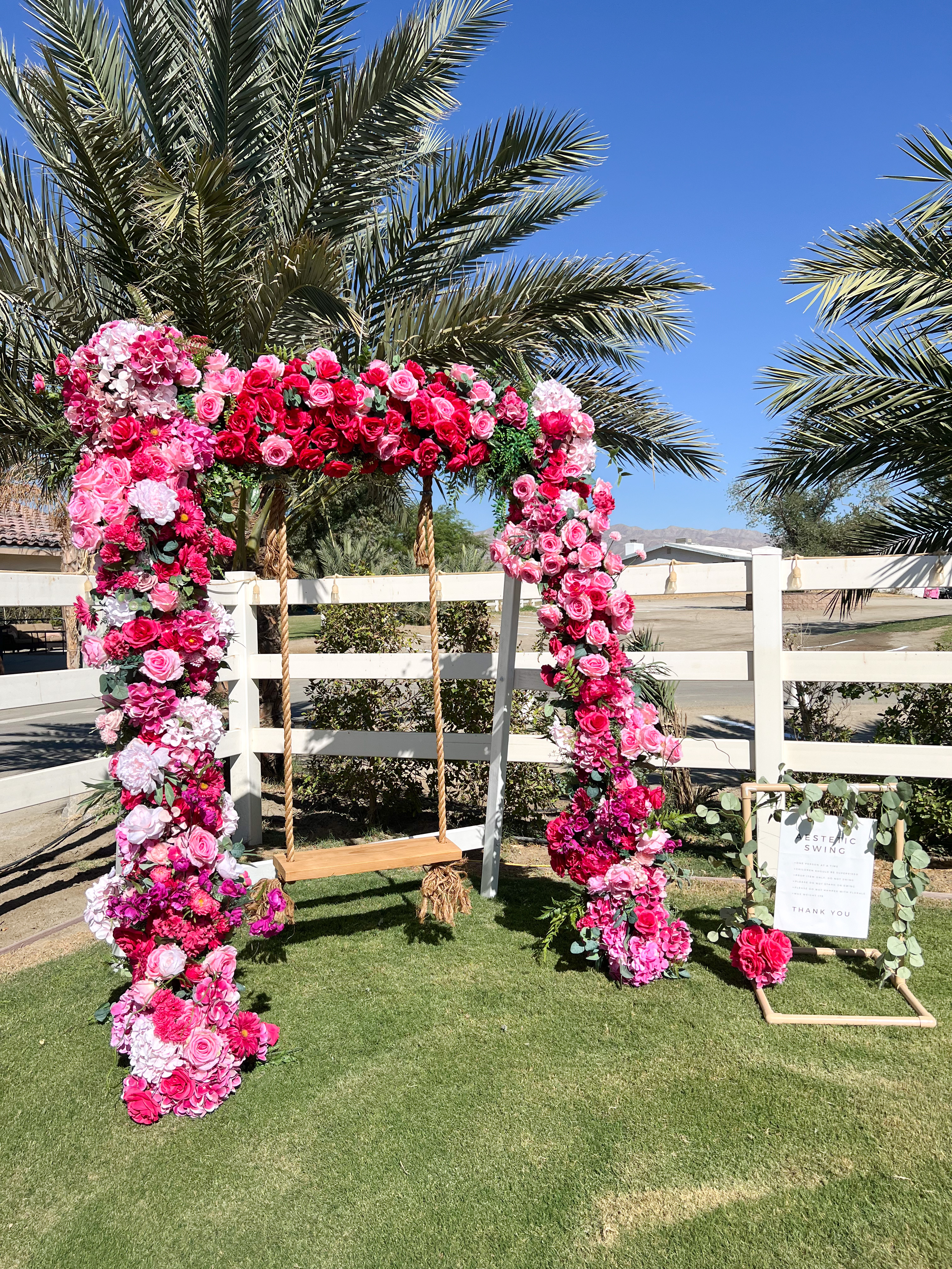 Quinceañera setup detail 9
