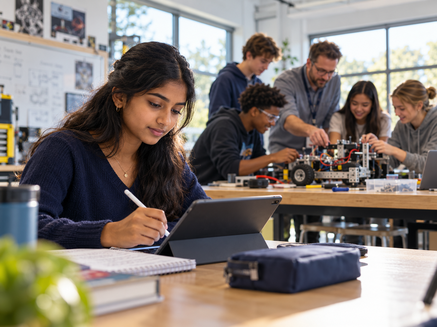 Alpha School AI-enhanced classroom