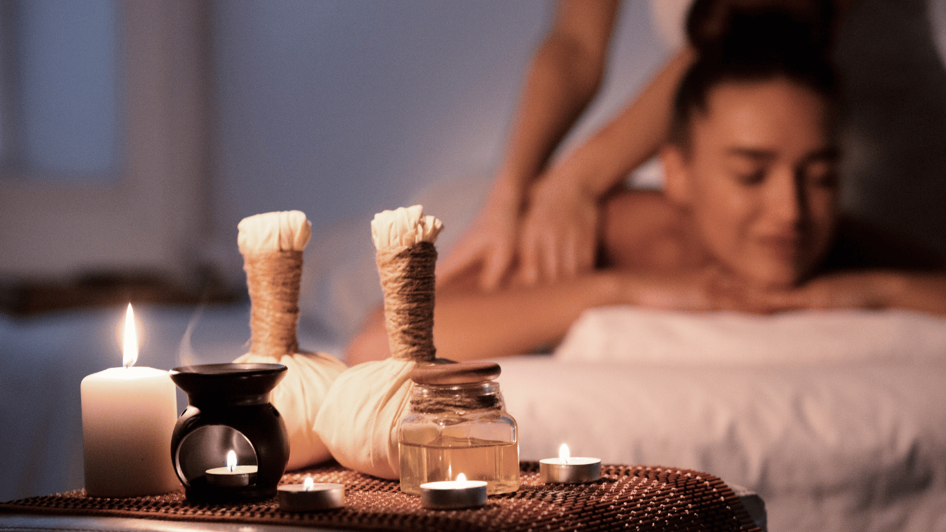 Serene massage treatment room at Impression SPA prepared for a deep tissue precision massage