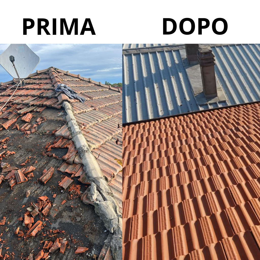 Tetto dopo l'intervento Rinnovatetto
