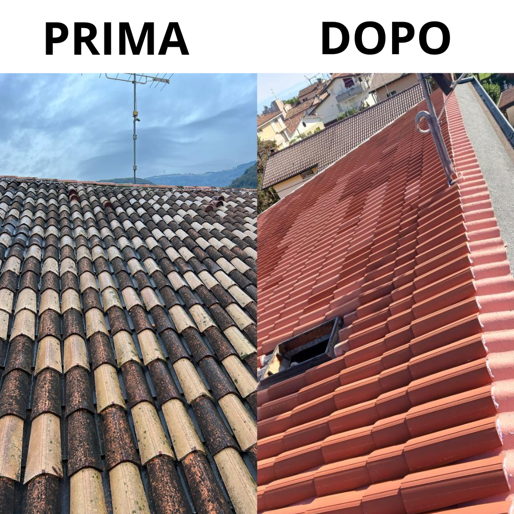 Tetto prima dell'intervento