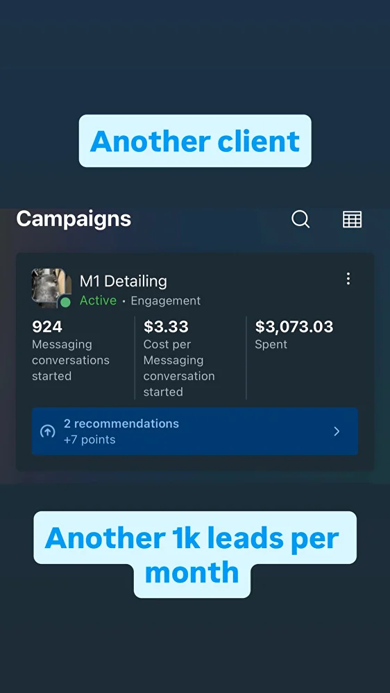 Client result
