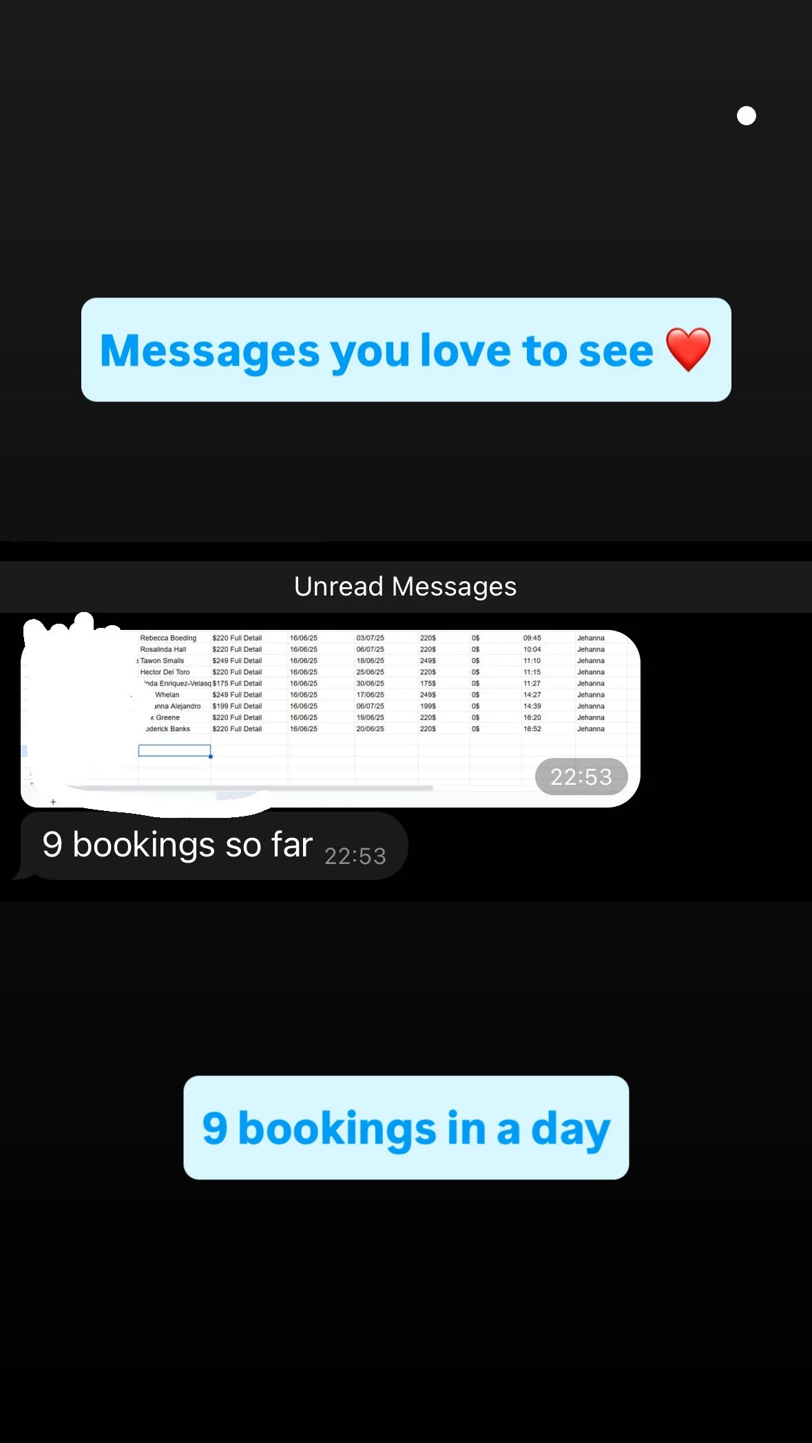 Client result